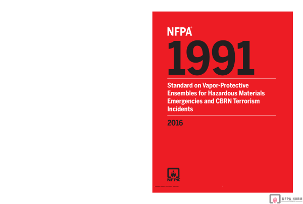 NFPA 1991 PDF